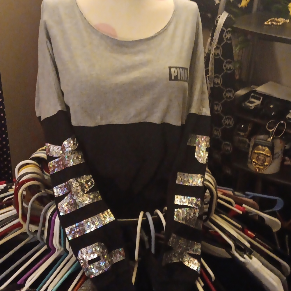 Marble bling long sleeve